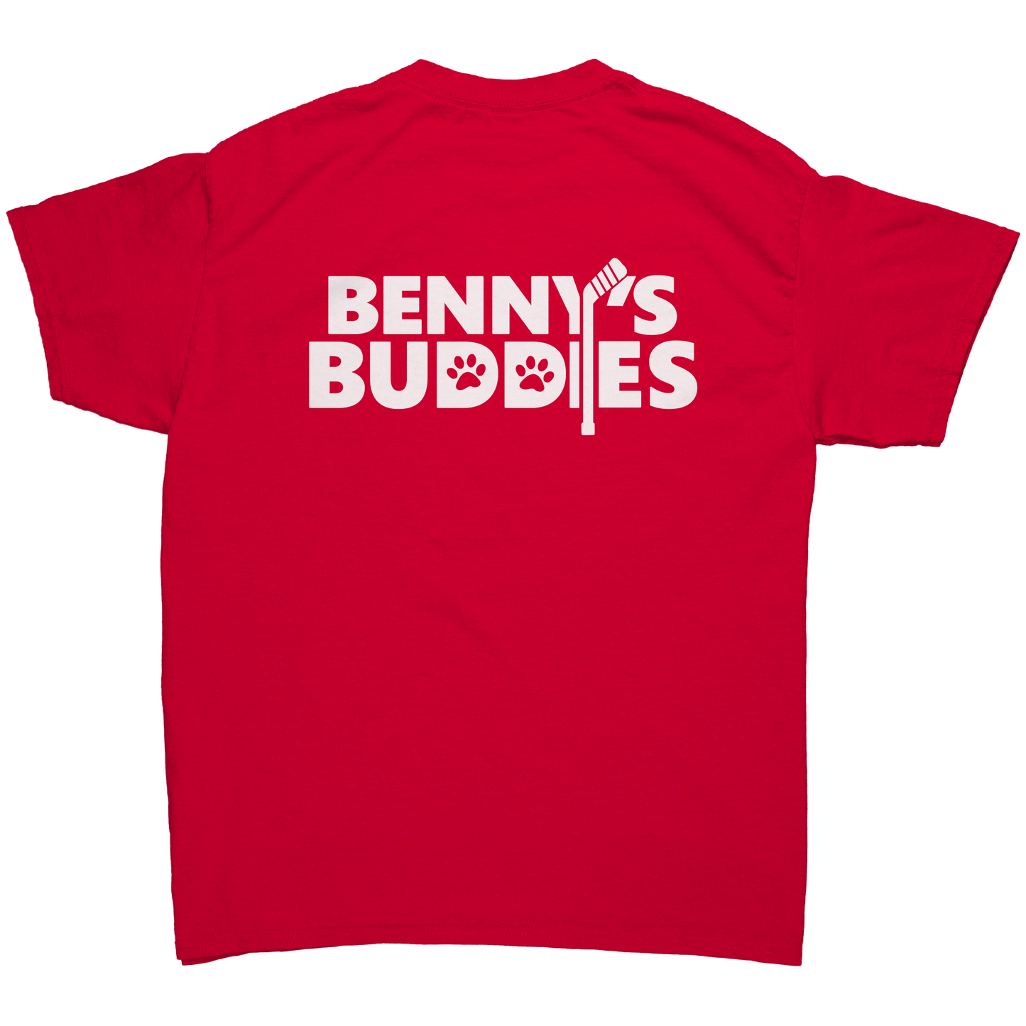 Bennys_Buddies_Unisex_Shirt_Red_Back_Mockup.png