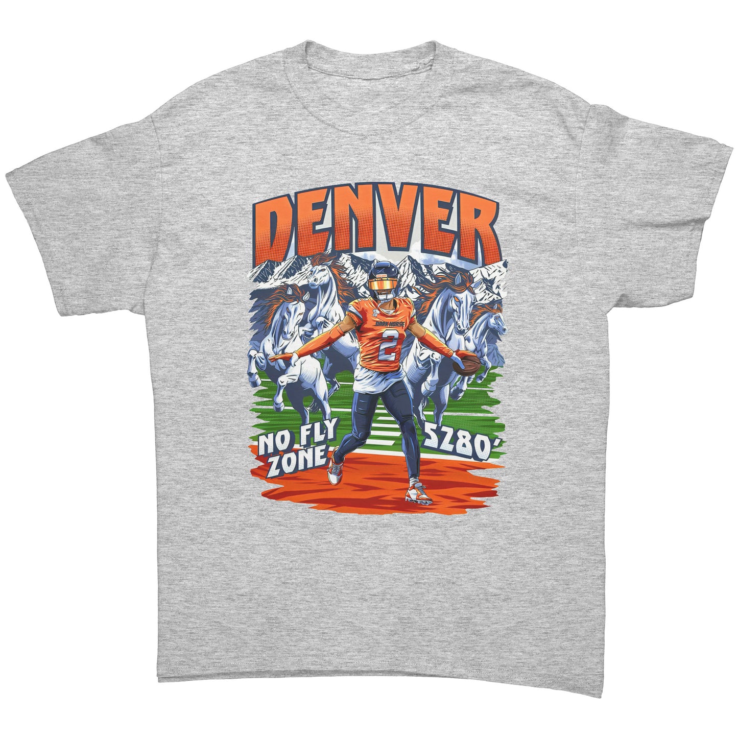 DENVER NO FLY ZONE UNISEX T-SHIRT