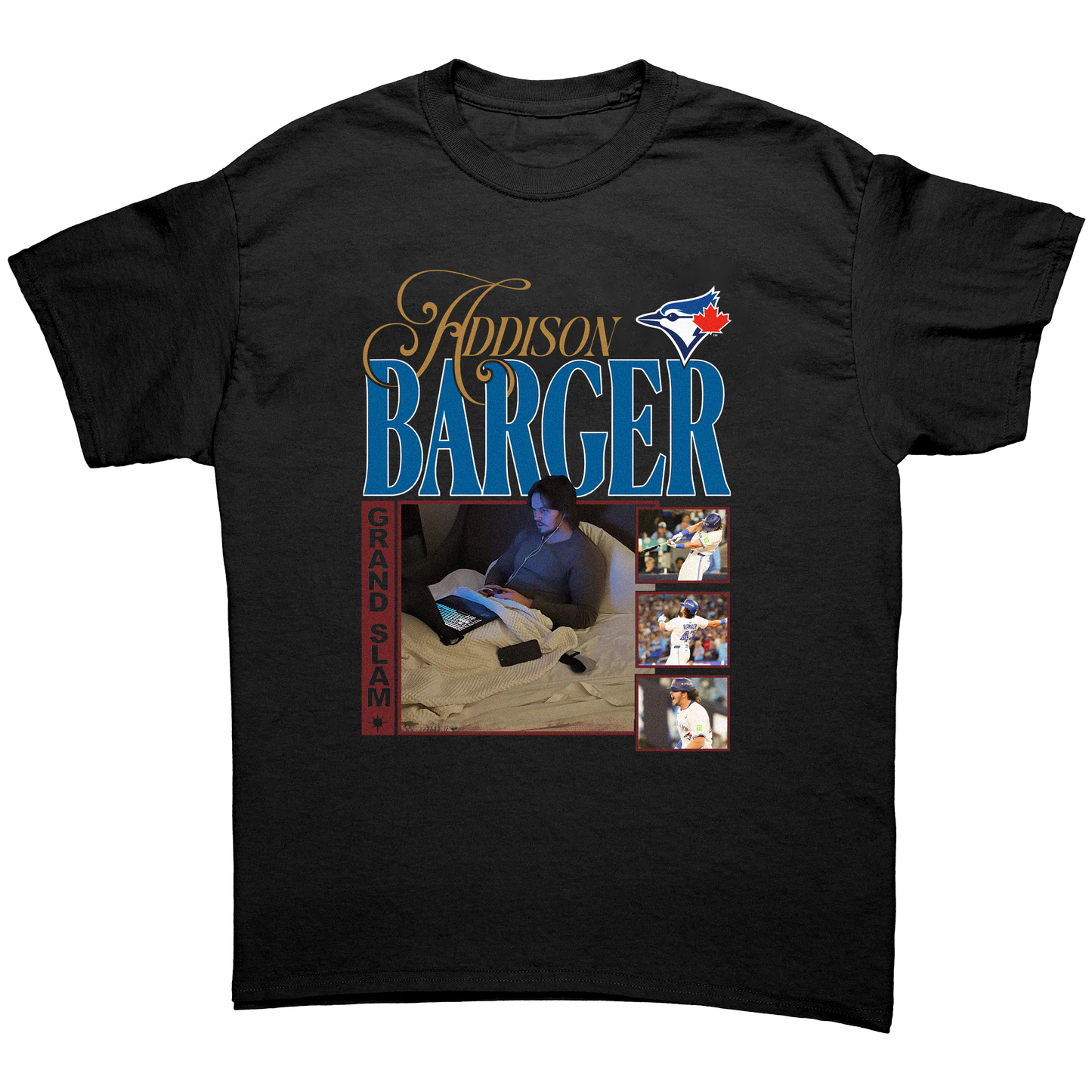 2026 Giveaway Blue Jays Addison Barger Couch T-Shirt