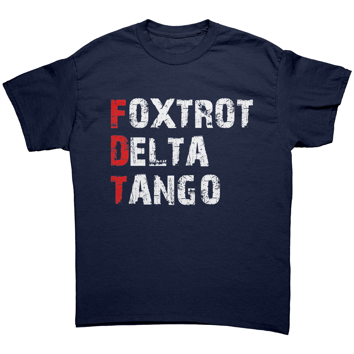 FOXTROT__DELTA__TANGO_UNISEX_SHIRT_Navy_Front_Mockup.png