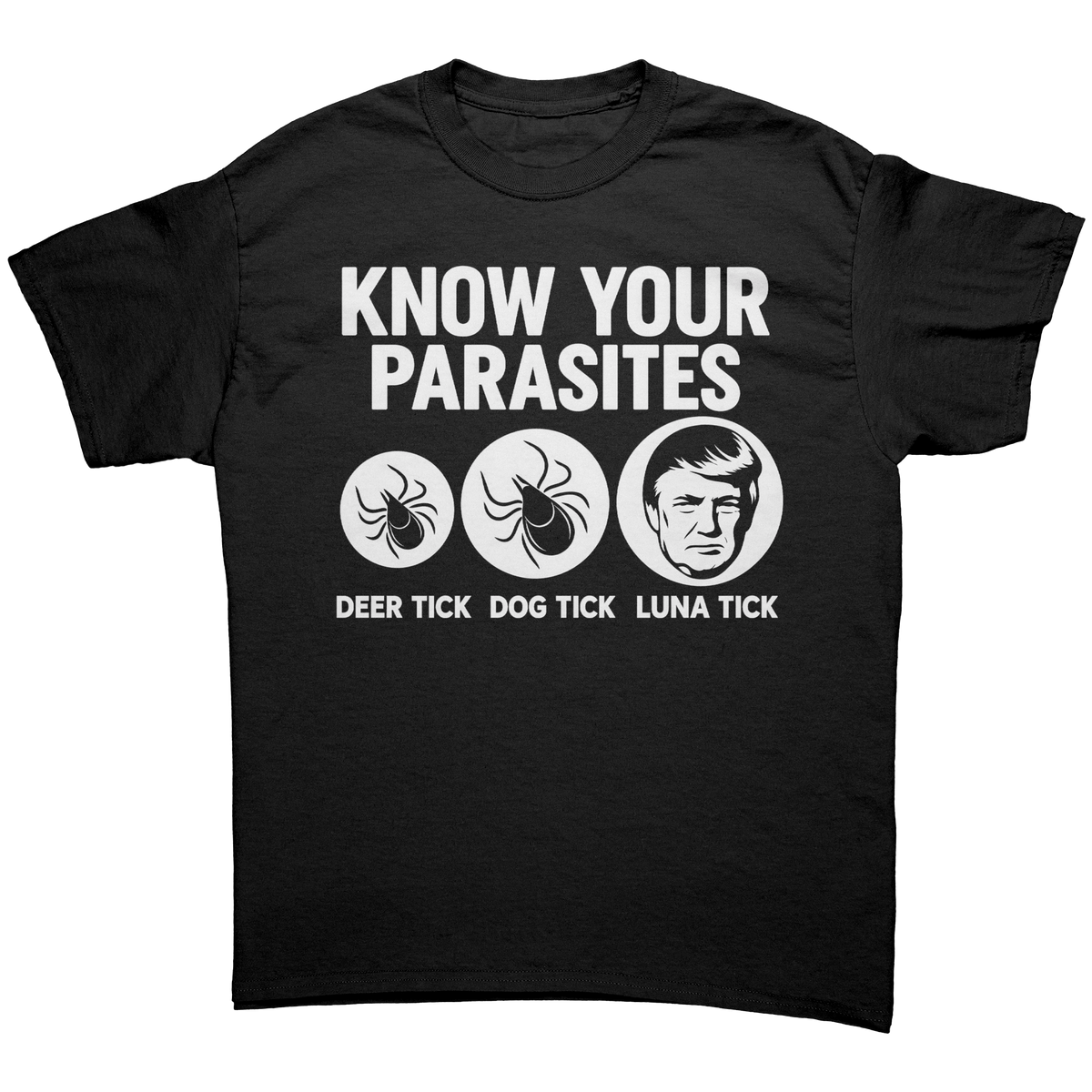KNOW YOUR PARASITES DEER TICK DOG TICK LUNA TICK