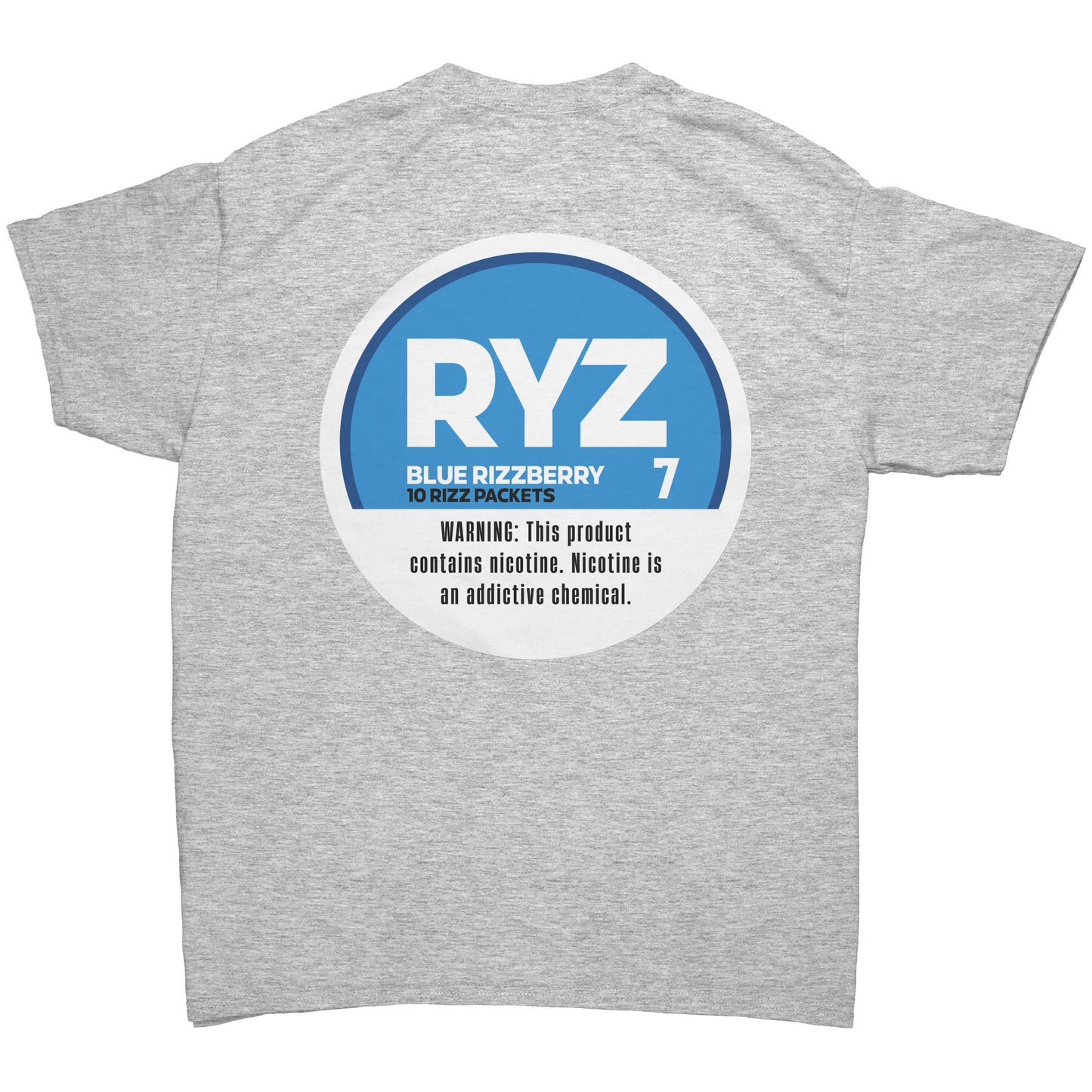 RYZ BLUE RIZZBERRY 7 UNISEX T-SHIRT