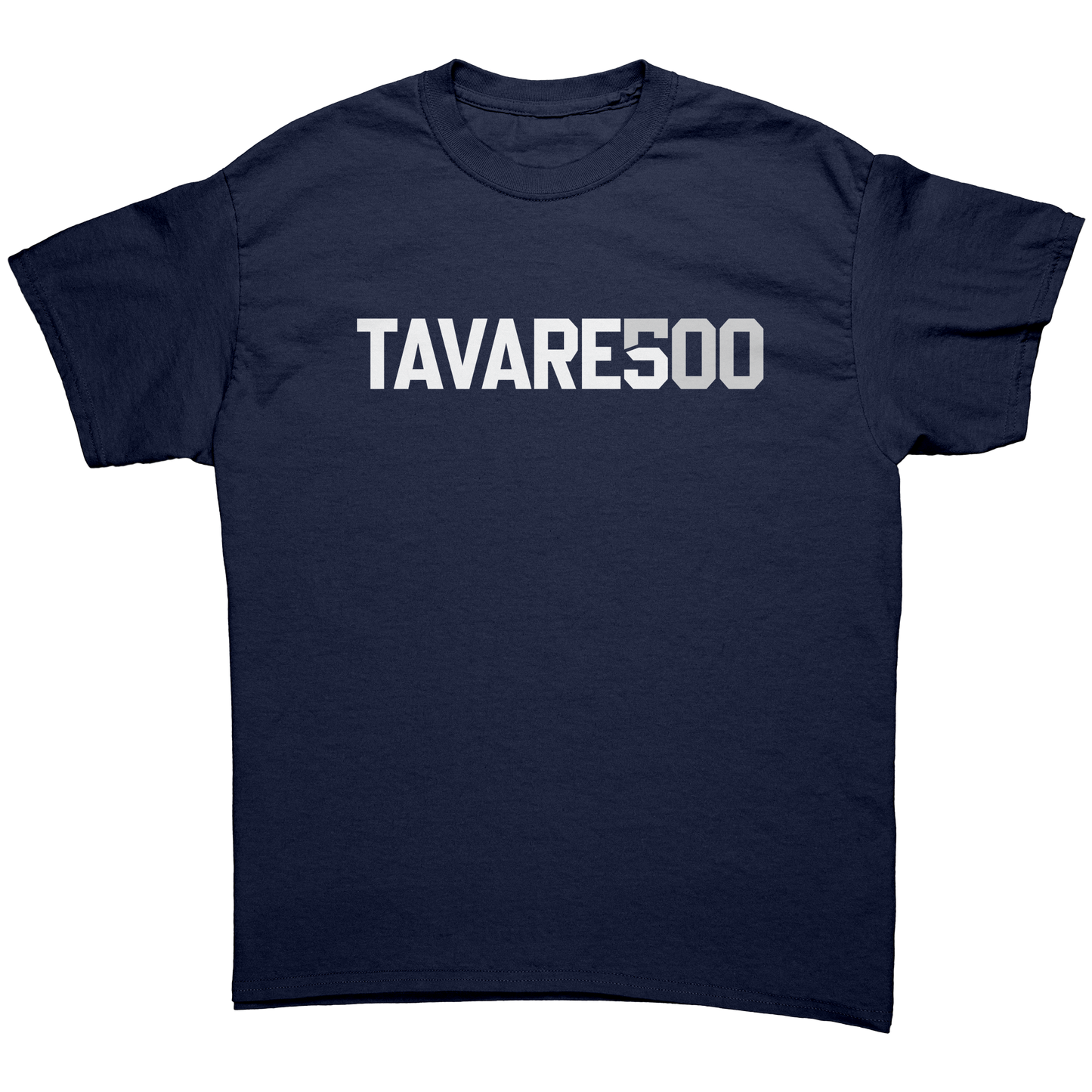 TAVARE500_UNISEX_SHIRT_Navy_Front_Mockup.png
