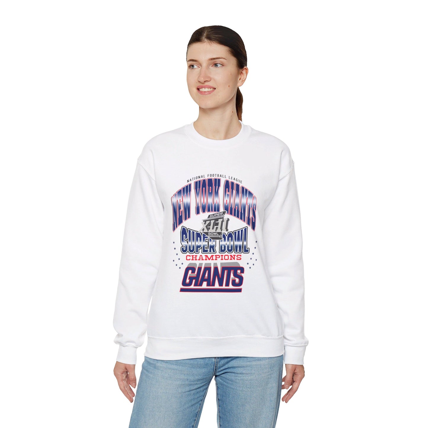 New York Giants Unisex Heavy Blend™ Crewneck Sweatshirt