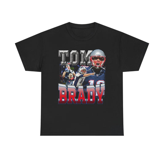 Tom Brady Football Tee — "6th Round Pick" Motivational Patriots Shirt