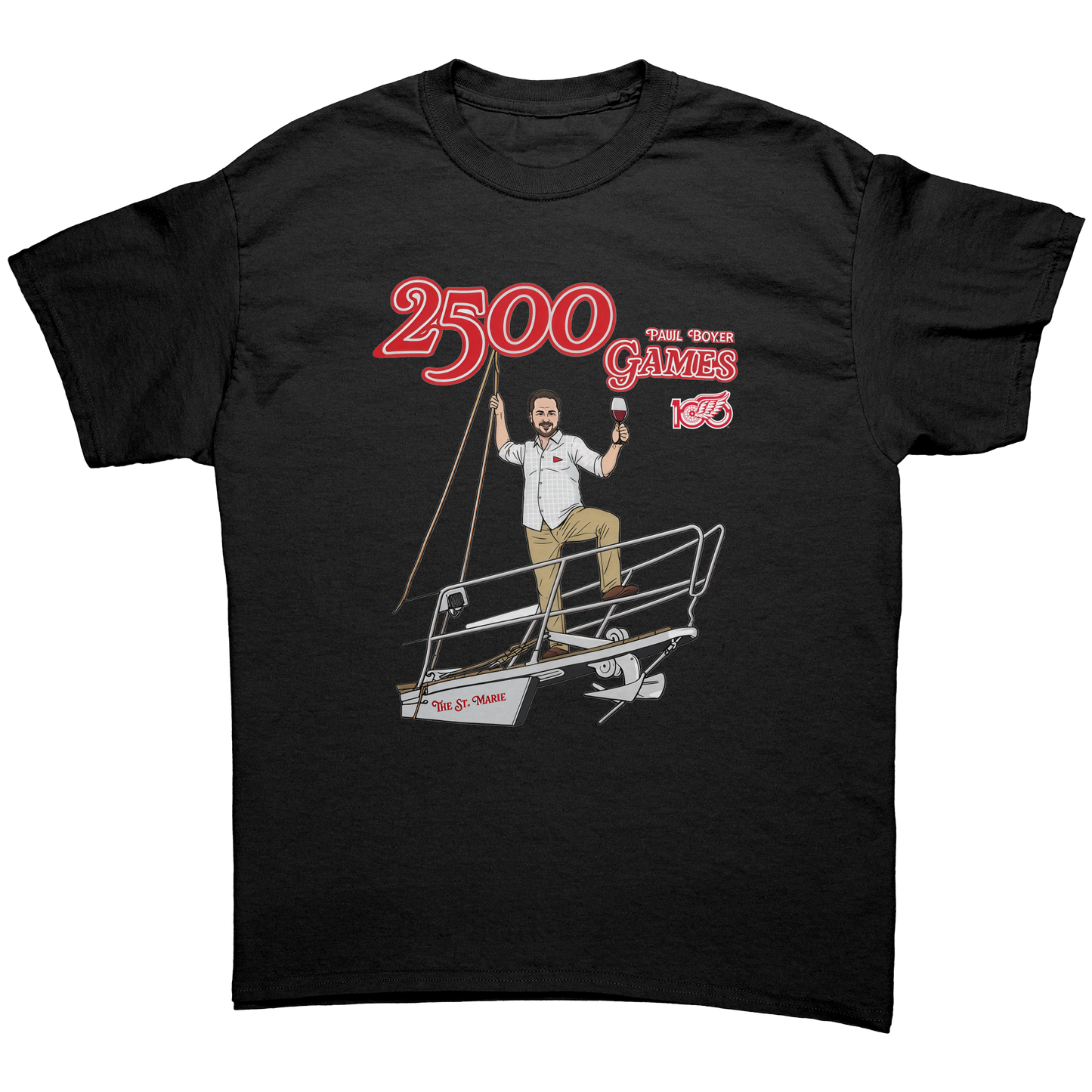 2500 GAMES PAUUL BOYER T-SHIRT
