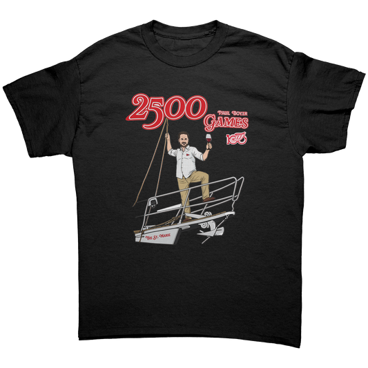 2500 GAMES PAUUL BOYER T-SHIRT