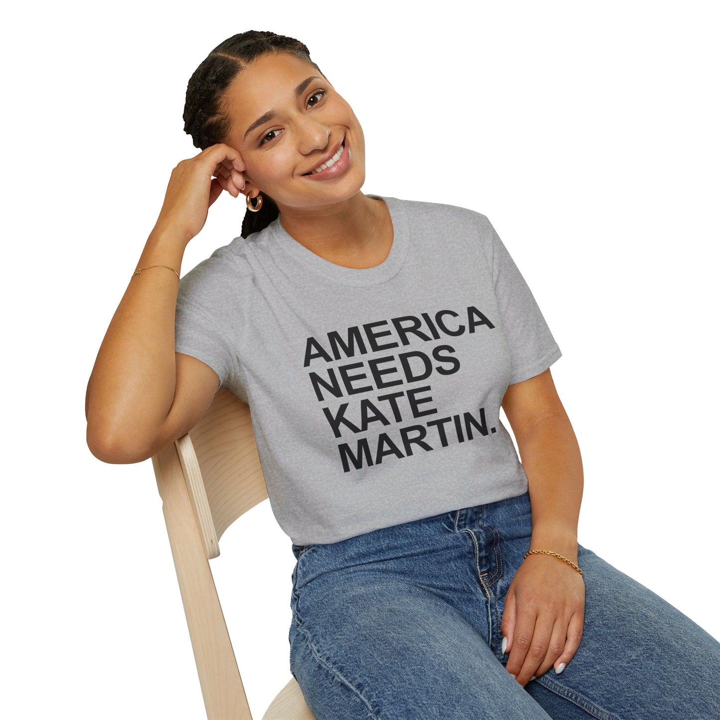 America Needs Kate Martin Unisex Softstyle T-Shirt