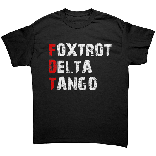 FOXTROT  DELTA  TANGO UNISEX SHIRT