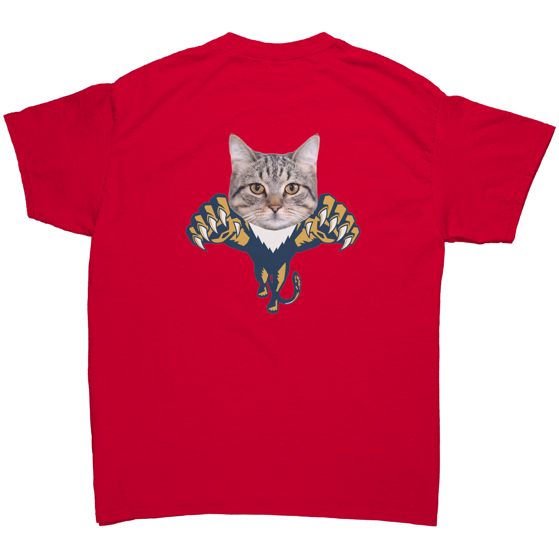 Florida_Panthers_Cat_Unisex_T-Shirt_Red_Back_Mockup.png
