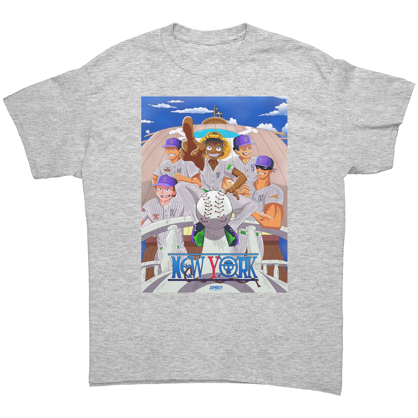 New York Yankees baseball parody One Piece cartoon Unisex Shirt