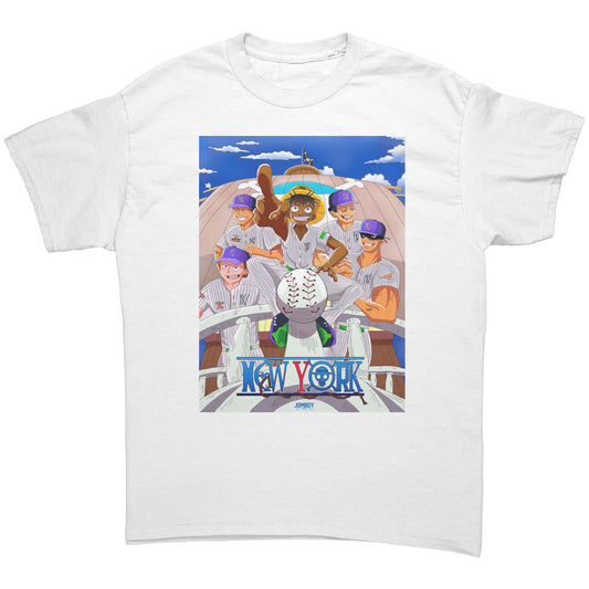 New York Yankees baseball parody One Piece cartoon Unisex Shirt
