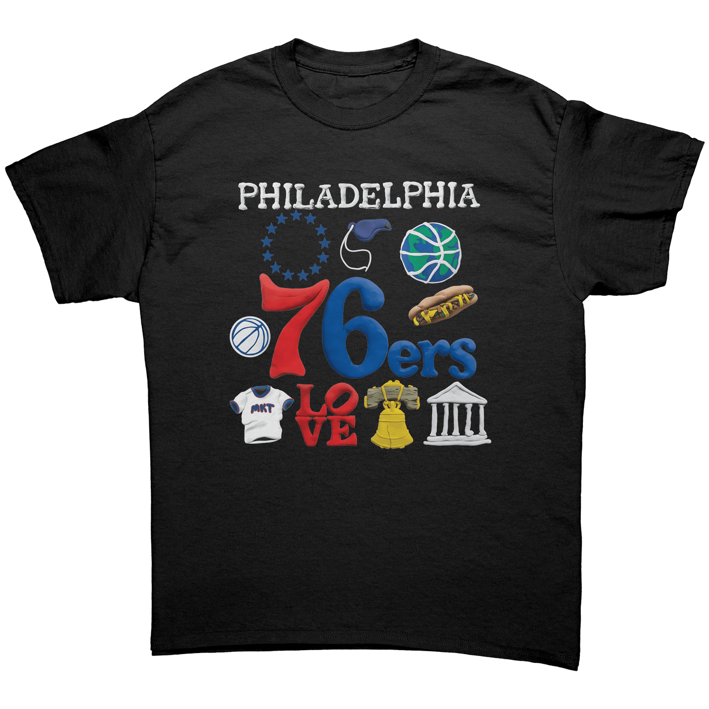 Philadelphia 76ers Claymation T-Shirt