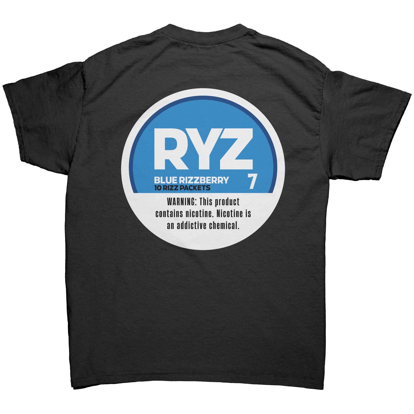 RYZ BLUE RIZZBERRY 7 UNISEX T-SHIRT