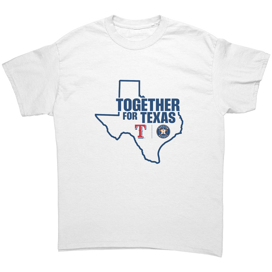 TOGETHER FOR TEXAS UNISEX SHIRT